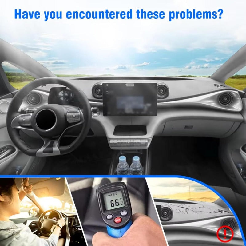 Car Dash Cover Mat Non-Slip Interior Dashboard Protector for Vehicles