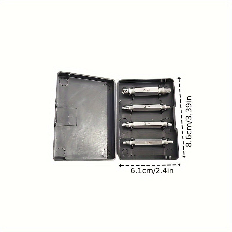 Yarim boshli qattiq boshli vintni chiqarish uchun to'plam, ikki boshli, sim va vintni chiqarish asbobi