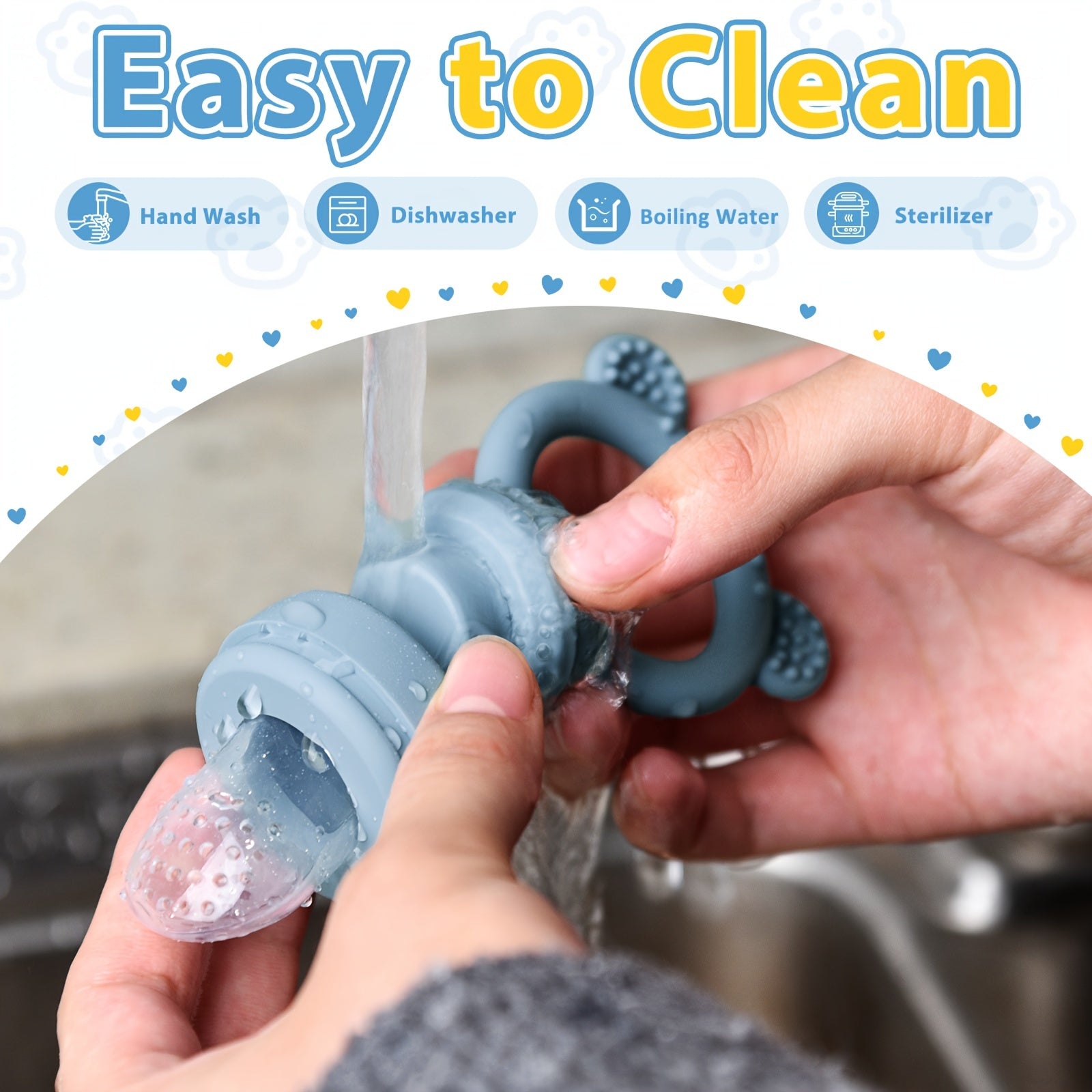 Ice Tray for Kids Little Bear Bites Silicone Reusable Mold