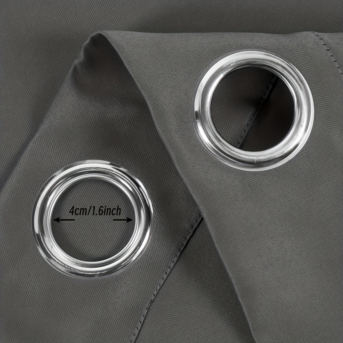 Blackout Curtain with Loop for Bedroom and Living Room Heat Insulation Noise Reduction 180g