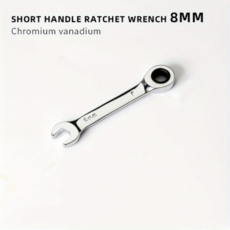 Reversible Combination Wrench 6mm-19mm Ratchet Socket Spanner Tool