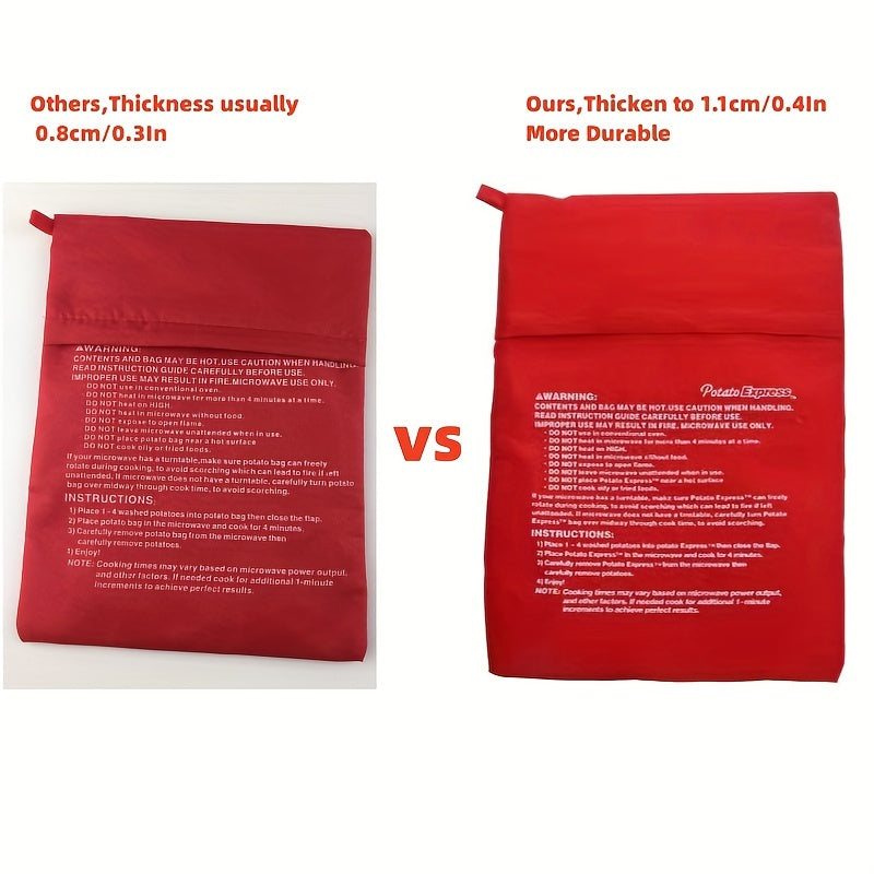 Mikroto'lqinli pechda pishiriladigan sumka bilan mukammal kartoshkalarni tez pishiring