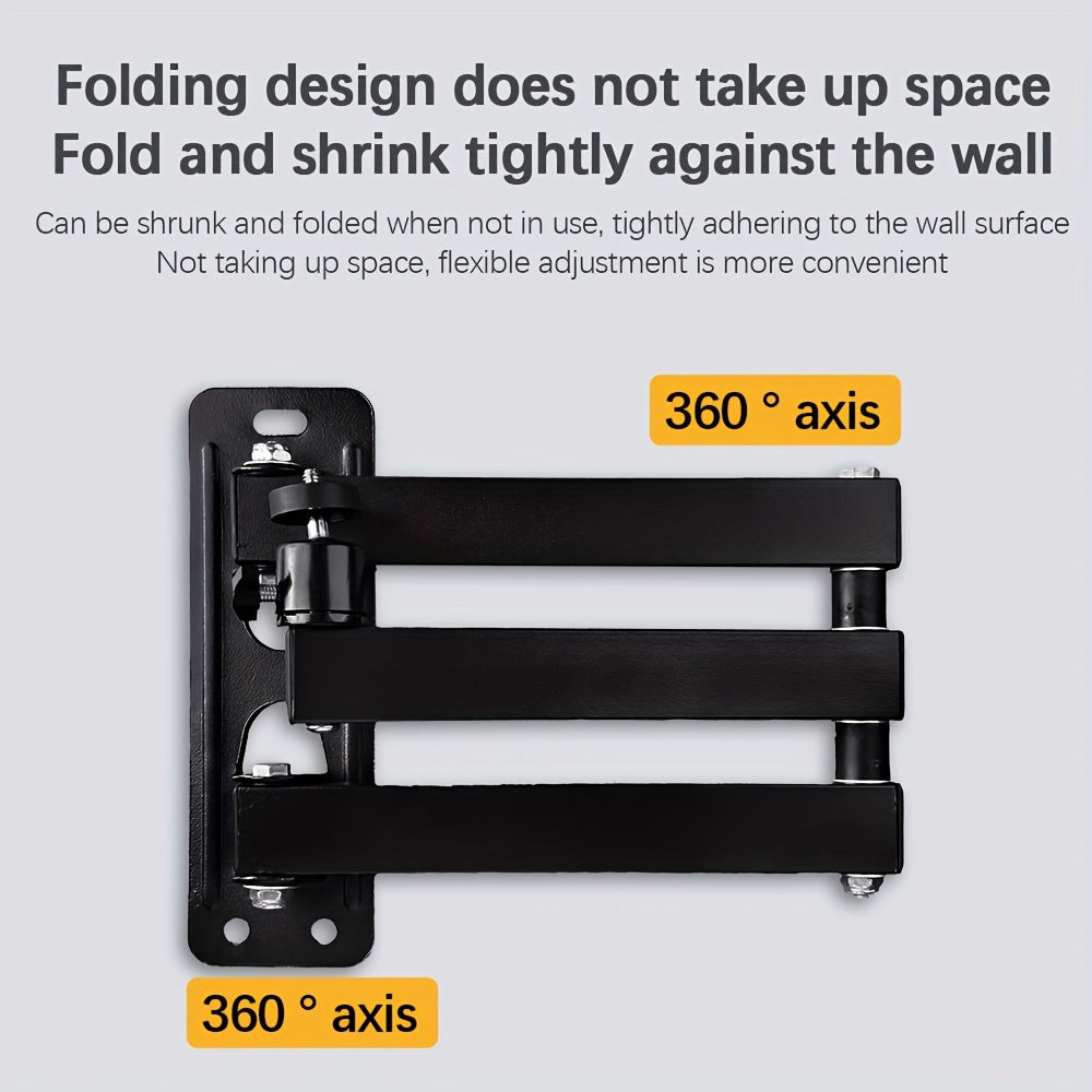 Durable Wall Mount Projector Bracket with 360° Rotation for TVs and Home Theaters