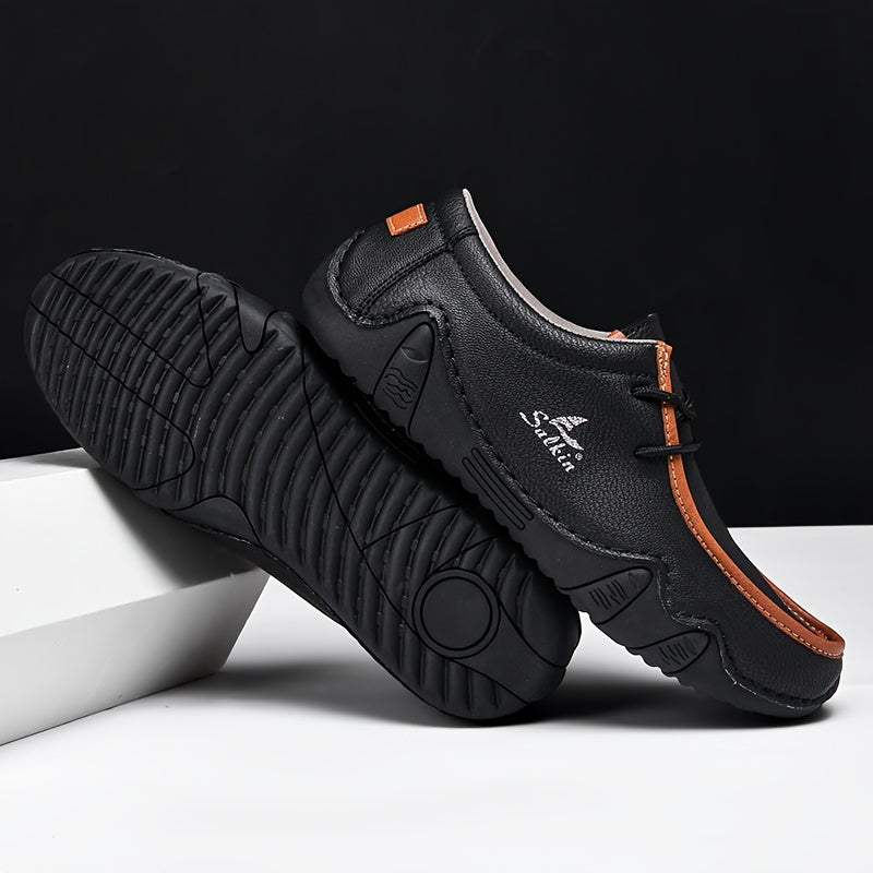 Men's Lightweight Low Top Sneakers Casual Non-Slip All-Season Rubber Sole