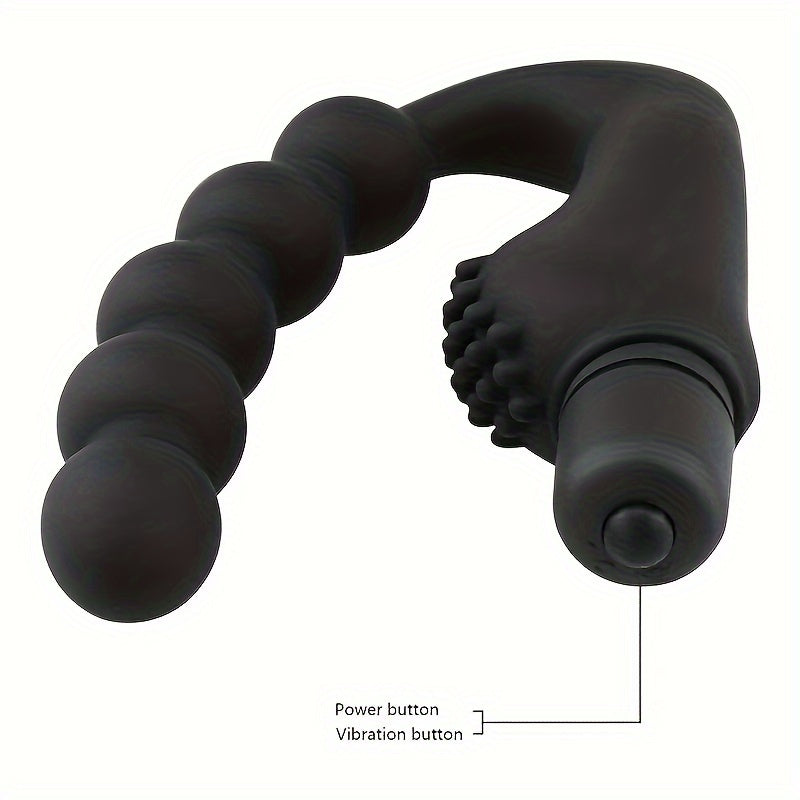 Men Silicone Anal Vibration Plug Prostate Massager 10 Frequencies