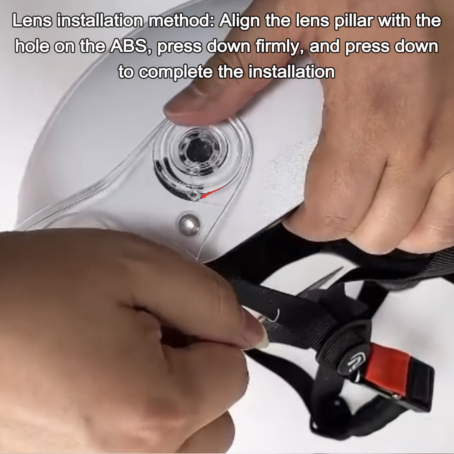 Adult Cycling Helmet with Goggles and Ear Protection, Reflective Strips, Adjustable Fit 57-63cm