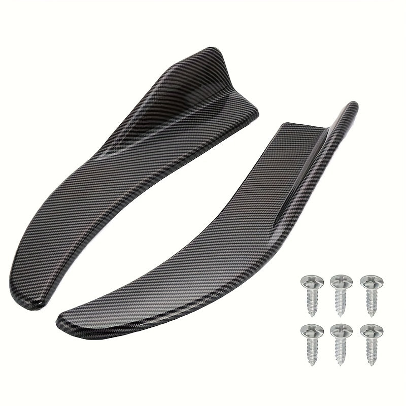 Spoiler de parachoques universal para coche, faldón lateral, labio delantero y trasero, anti-colisión