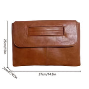 Vintage Clutch Wallet for Women Faux Leather Large Capacity Coin Purse Red Black Khaki