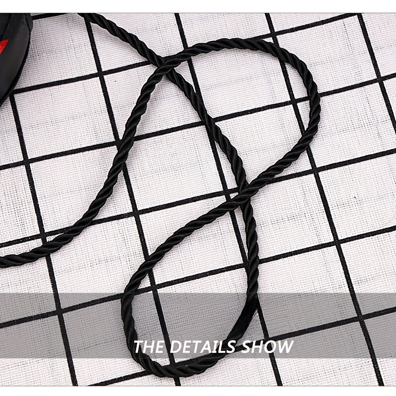 Girls Women Crossbody Bag with Polka Dot Bow Red Black PU Large Capacity