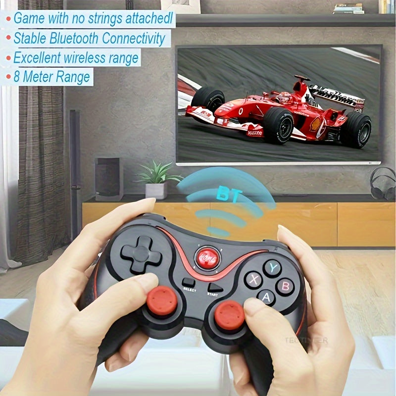Android, iOS, PC, Nintendo Switch uchun simsiz o'yin boshqaruvchisi, ABS materialidan tayyorlangan va ijodiy o'yin turi, shuningdek, PS3 va T3 joystick aksessuari bilan ham mos keladi.