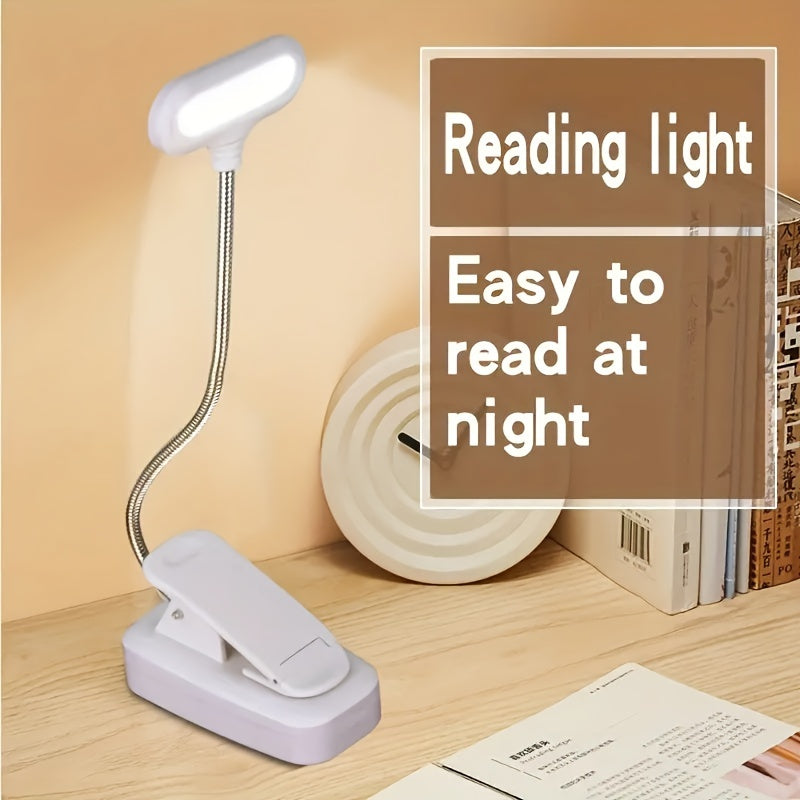 Adjustable Clip-On Book Light for Reading and Camping
