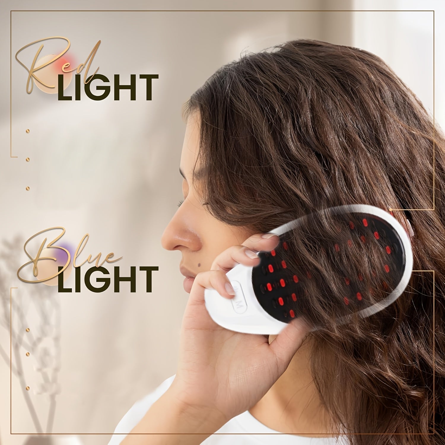 Cepillo eléctrico para cabello, masajeador para todo tipo de cabello, húmedo o seco, alimentado por batería