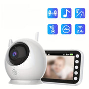 Indoor Security Camera with Infrared Night Vision Two-Way Audio 720P HD Rechargeable Battery