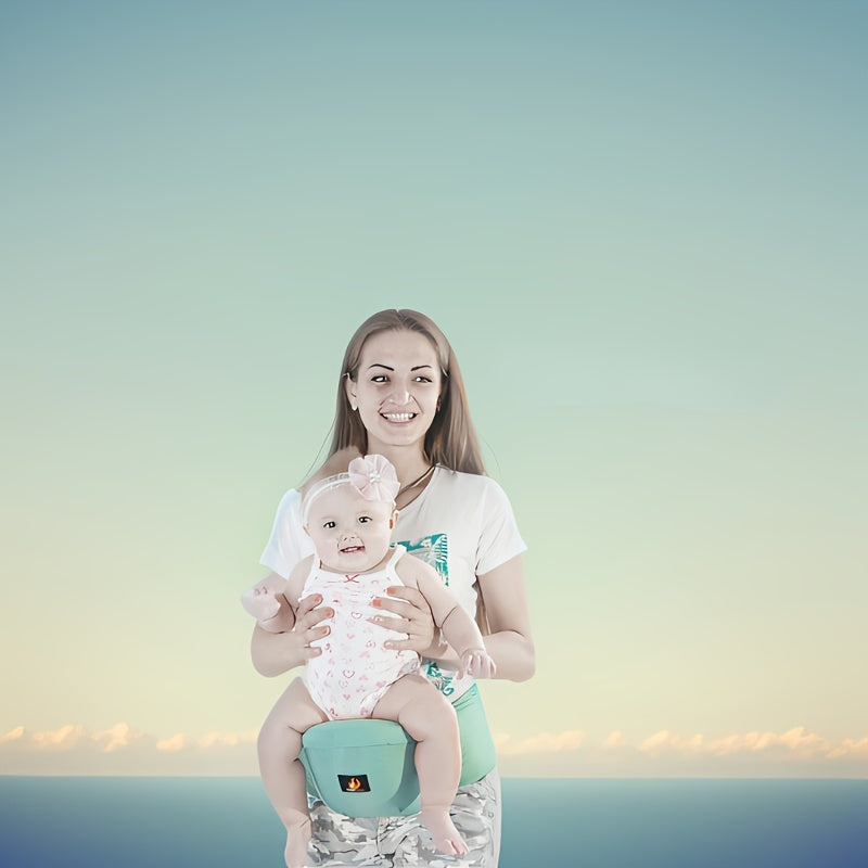 Infant Baby Hip Seat Carrier with Waist Stool Sling for Toddlers and Secure Waist Belt