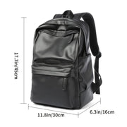 Waterproof Travel Backpack with Laptop Compartment for Casual Use 39.62 cm Black