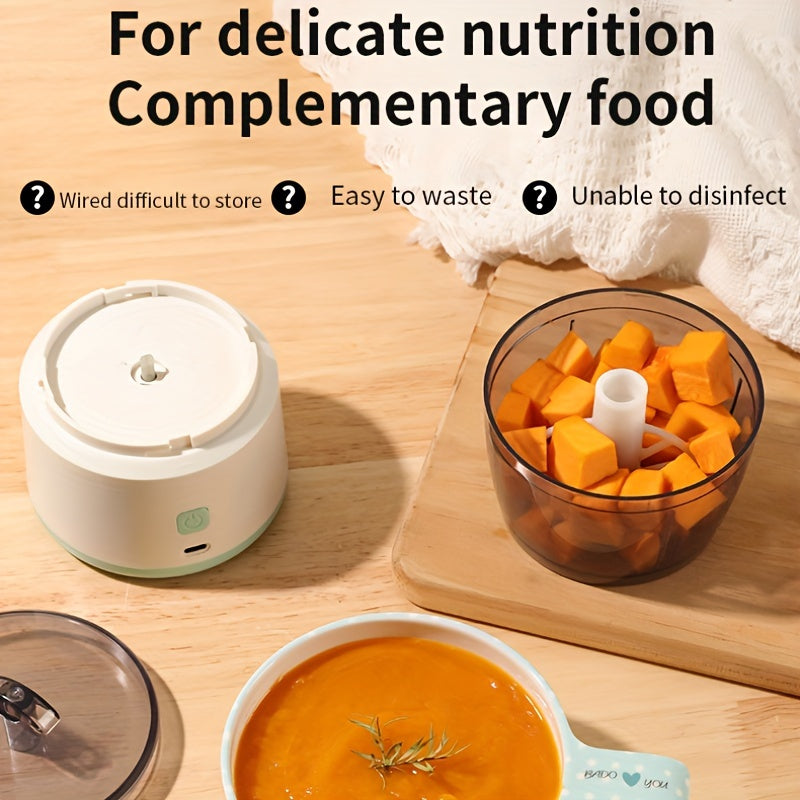 Cordless Electric Food Processor with Blender Meat Grinder Vegetable Slicer