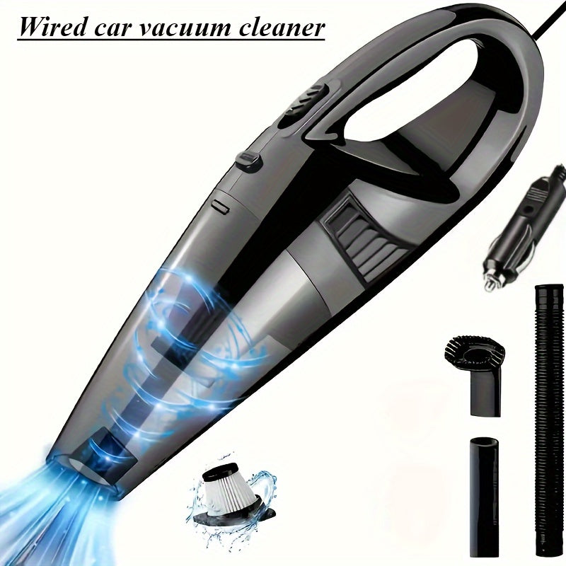 12V Handheld Vacuum Cleaner with 8000PA Strong Suction Wet Dry Portable Car Home Pet Dust Buster