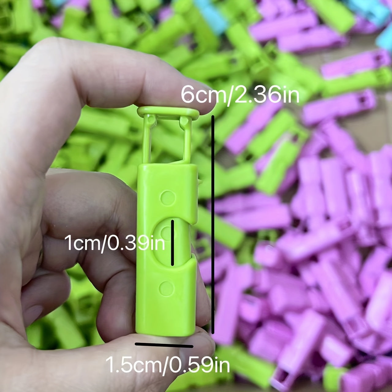 Juego de 12 clips de sellado para bolsas de comida, pinzas de plástico herméticas y para bolsas de aperitivos