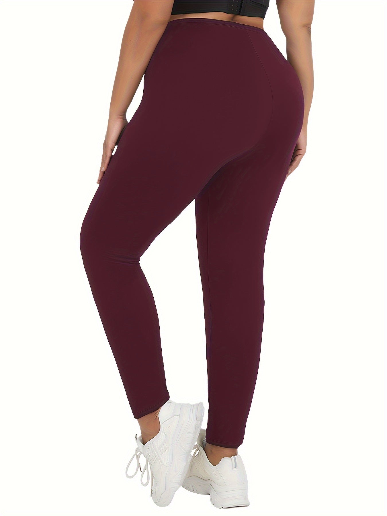 Plus Size Women Soft Sport Leggings Seamless Yoga Running Athletic