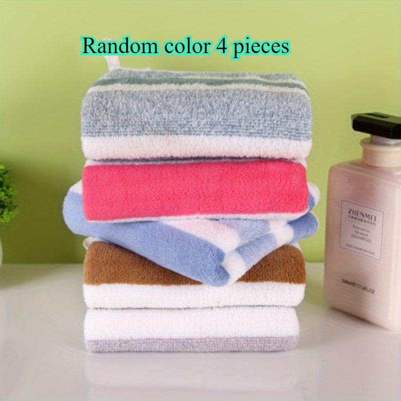 Absorbent Striped Towel Set for Home Bathrooms Ideal for Gift