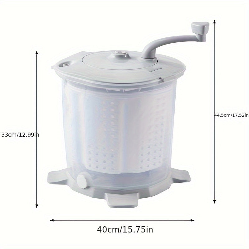 Mini Manual Washing Machine Top Load No Electricity 4.5kg for Home Dorm