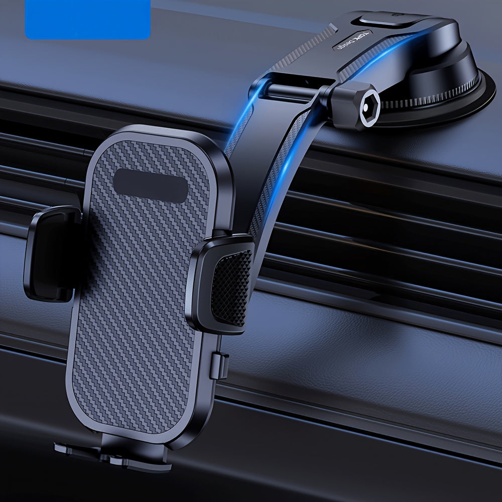 Soporte universal para teléfono de coche con hierro, ángulo ajustable, fuerte adhesivo y soporte para tablero