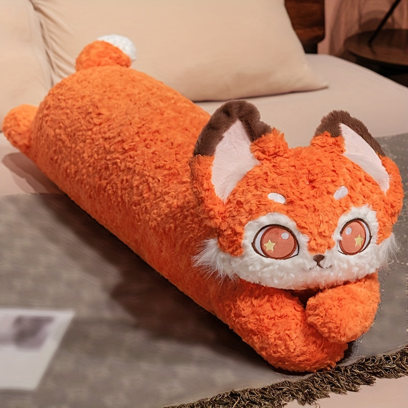 Almohada larga en forma de gato para dormir de lado, suave, adorable, diseño moderno, para todas las estaciones