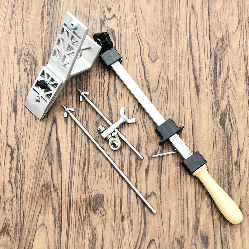 Ручной набор точилок для ножей с фиксированным углом и наждачными камнями 120/320/600/1500 грит