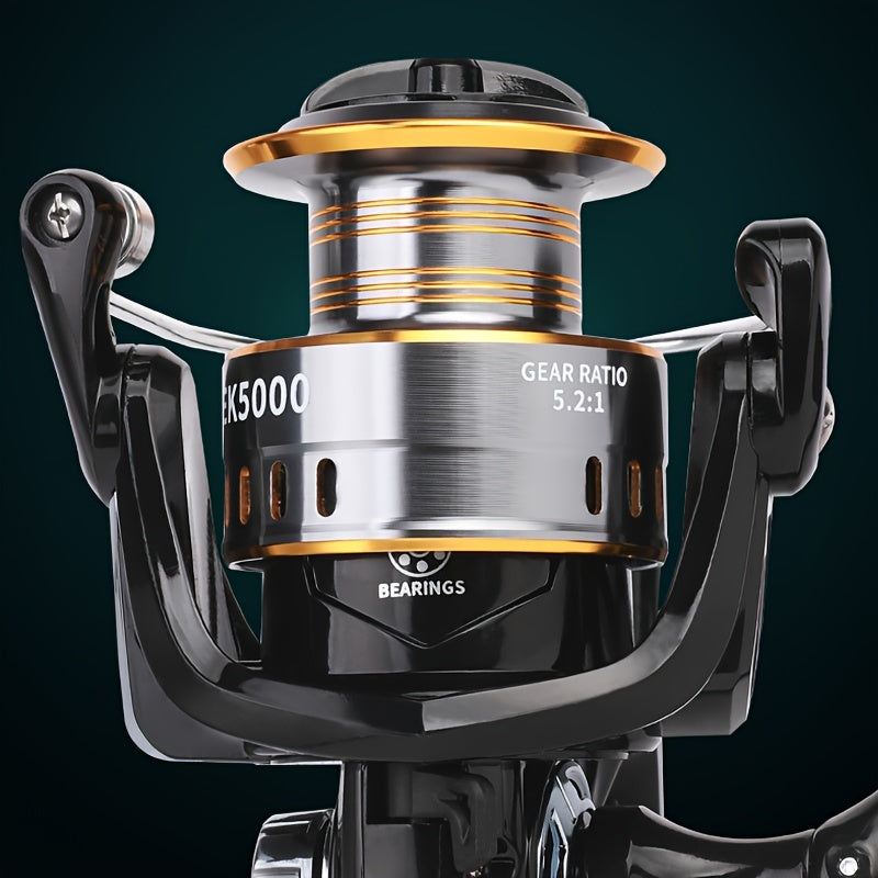 Limited Edition Spinning Fishing Reel 1000-7000 Aluminum Alloy Ambidextrous 5.2:1 Gear