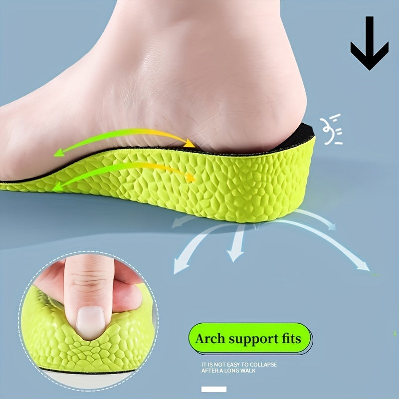 Plantillas de altura cómoda unisex para zapatillas EVA resistentes al olor y con soporte