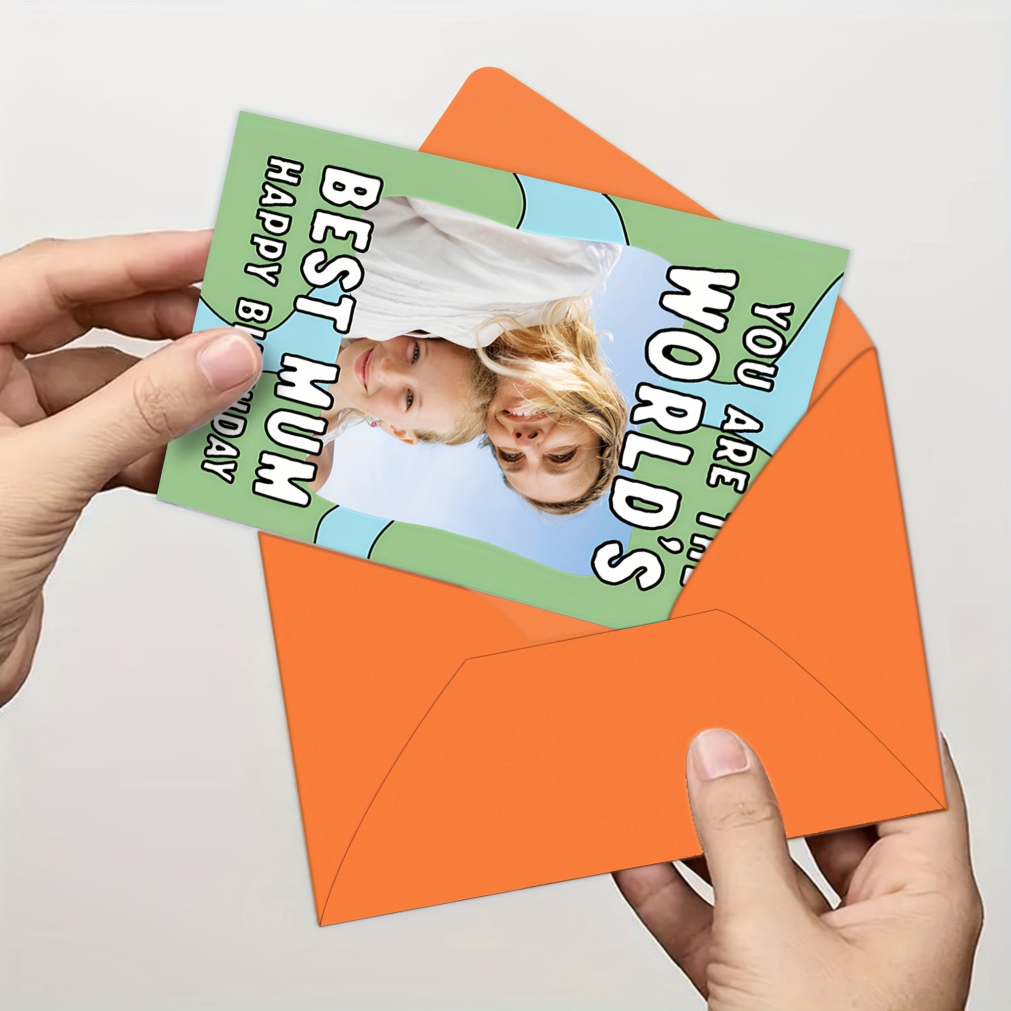 Handmade Mother's Day Card for Mom Personalized Birthday Celebration Greeting Card