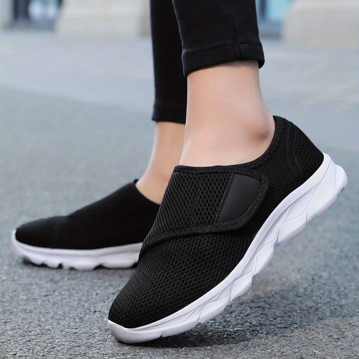 Men and Women Casual Sneakers Wide Feet Breathable Loafers Plus Size