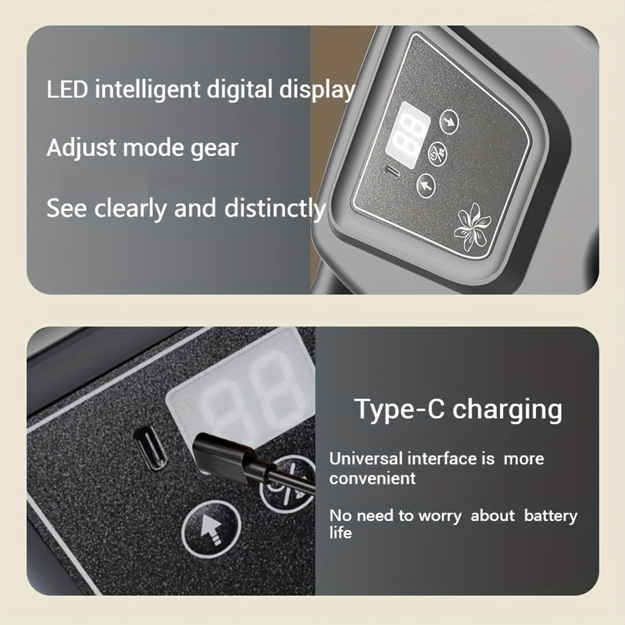 Myofascial Massage Gun with 16 Heads Portable Rechargeable Body Muscle Massager