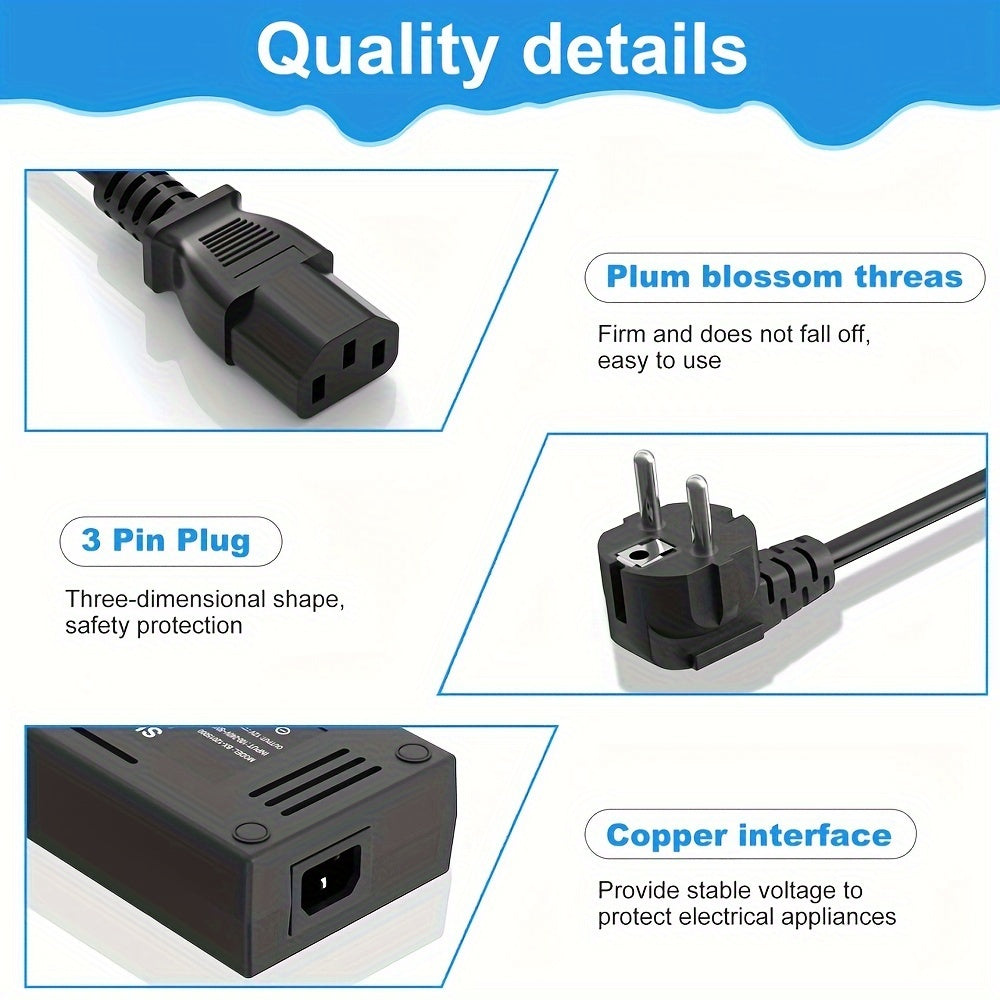 AC to DC Car Charger Adapter 12V Cigarette Lighter Socket Converter 100-240V