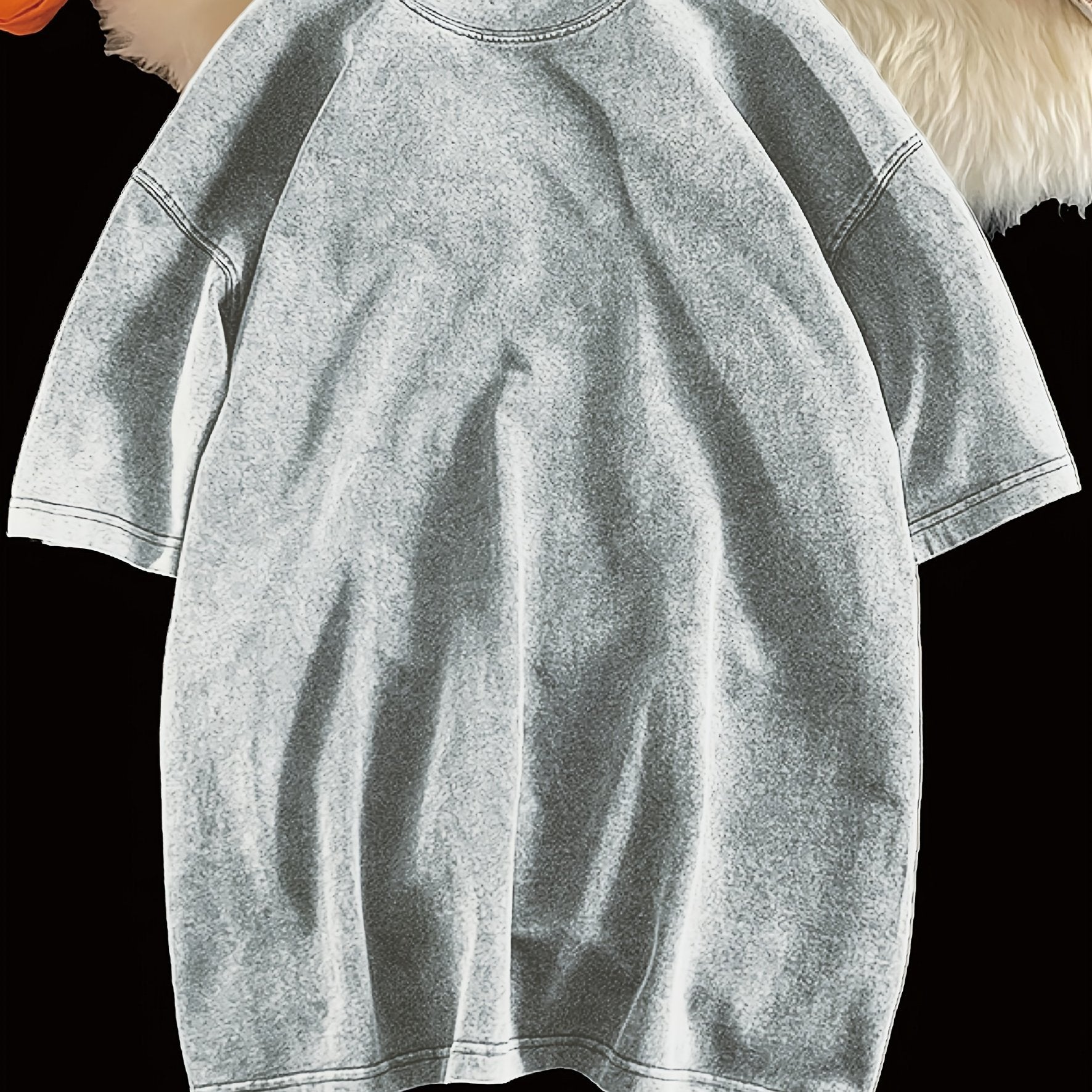 Unisex Vintage Tie Dye Cotton T-Shirt with Crew Neck and Loose Fit for Summer