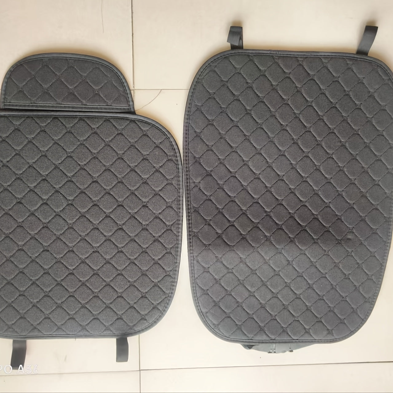 Universal Linen Car Seat Cover Set with Backrest for Driver and Passenger