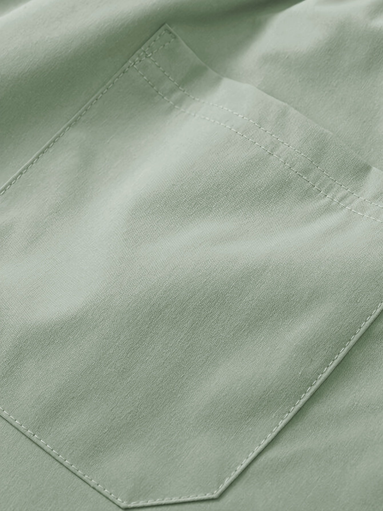 Men's Casual Elastic Waist Shorts with Pockets for Summer Solid Polyester