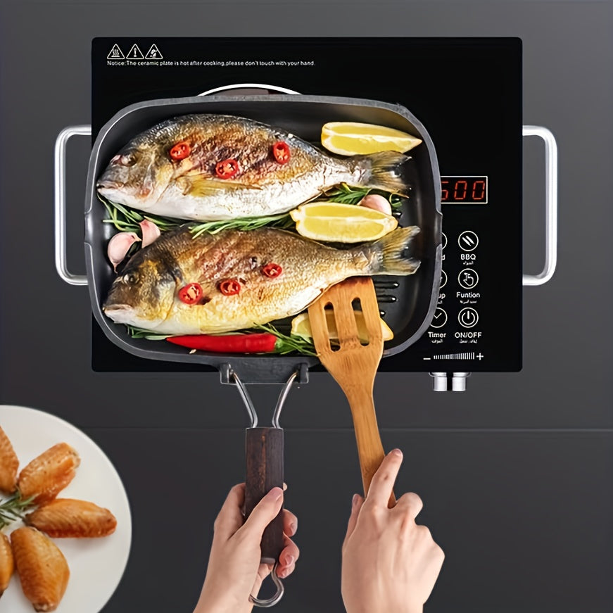 Portable 2000W Infrared Hot Plate Touch Control Anti-Scald Handles for Home Office Camping