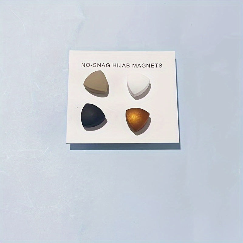 Women's Vintage Style Middle Eastern Triangle Scarf with Magnetic Buckle Shawl Collar Necklace