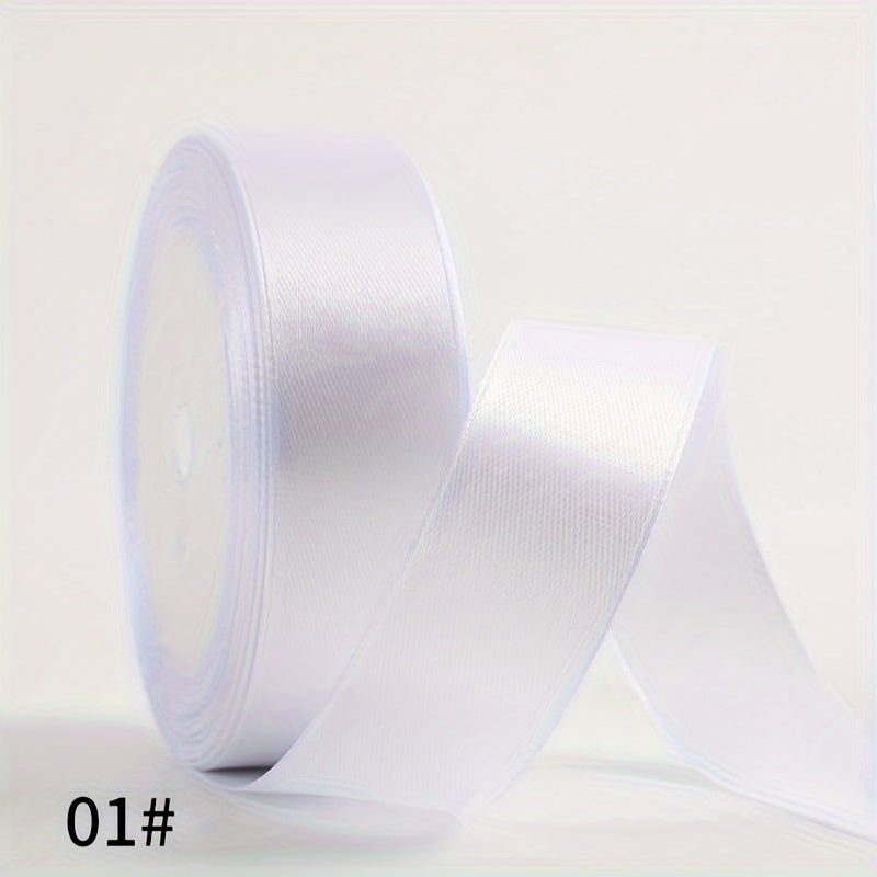 Satin Ribbon 2.5cm Wide 25 Yards Long for Gift Wrapping Wedding Decoration