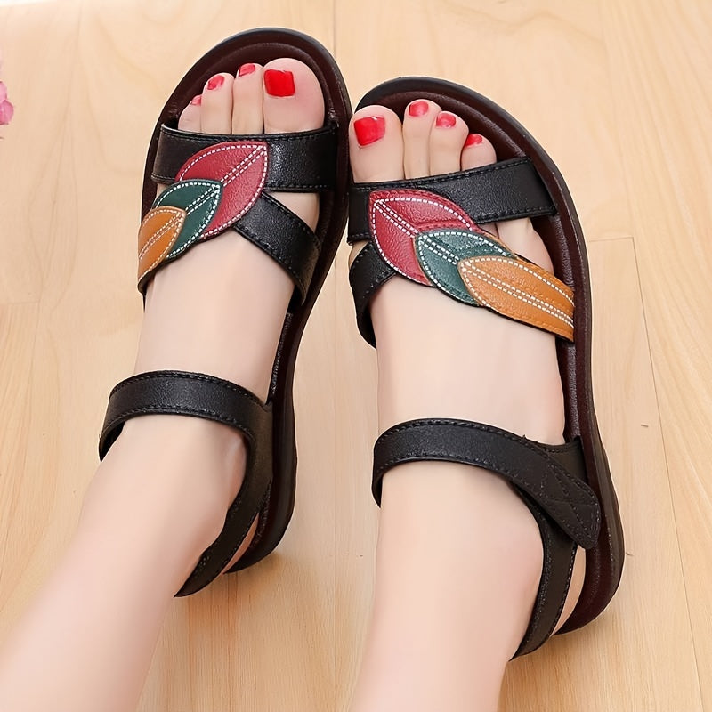 Women's Flat Sandals Casual Open Toe Summer Comfortable Ankle Strap