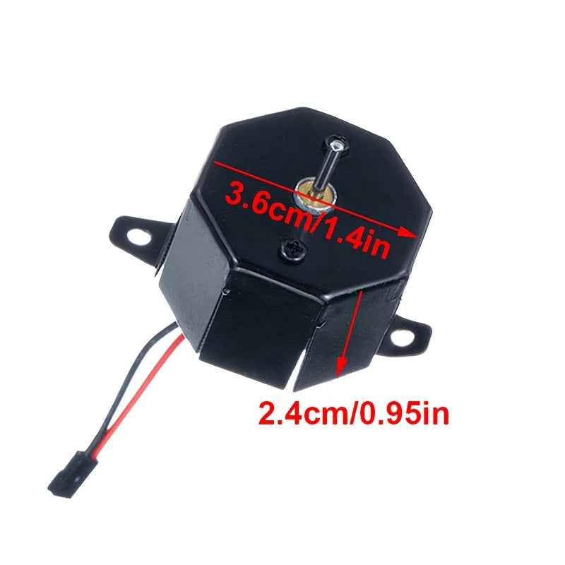 Replacement Fireplace Fan Motor 1450RPM Heat Powered Electric Generator for Wood Stove Fans