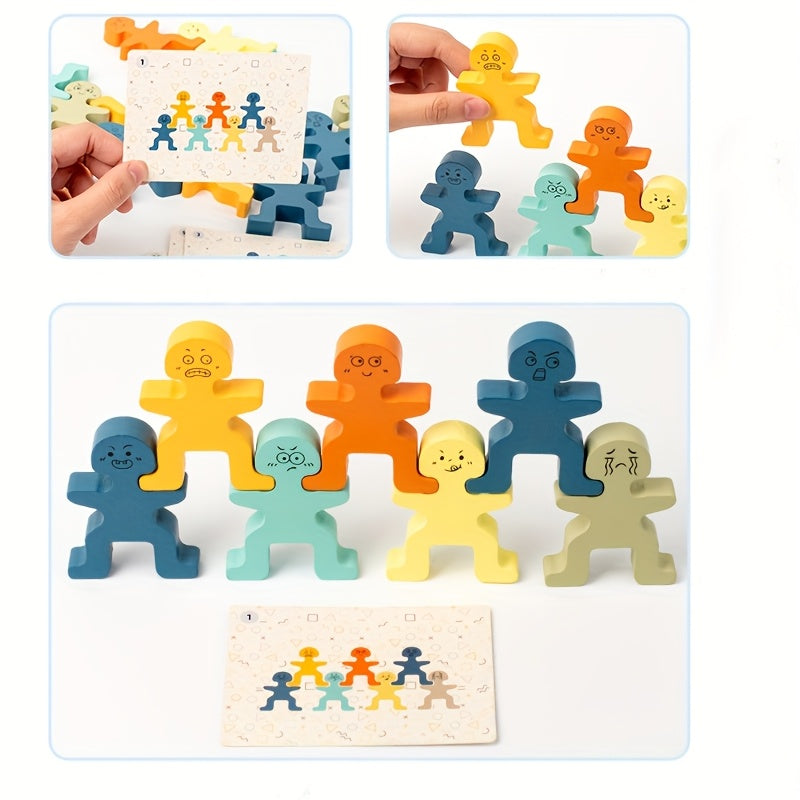 Juguete educativo de apilamiento para niños para la interacción entre padres e hijos y habilidades de equilibrio