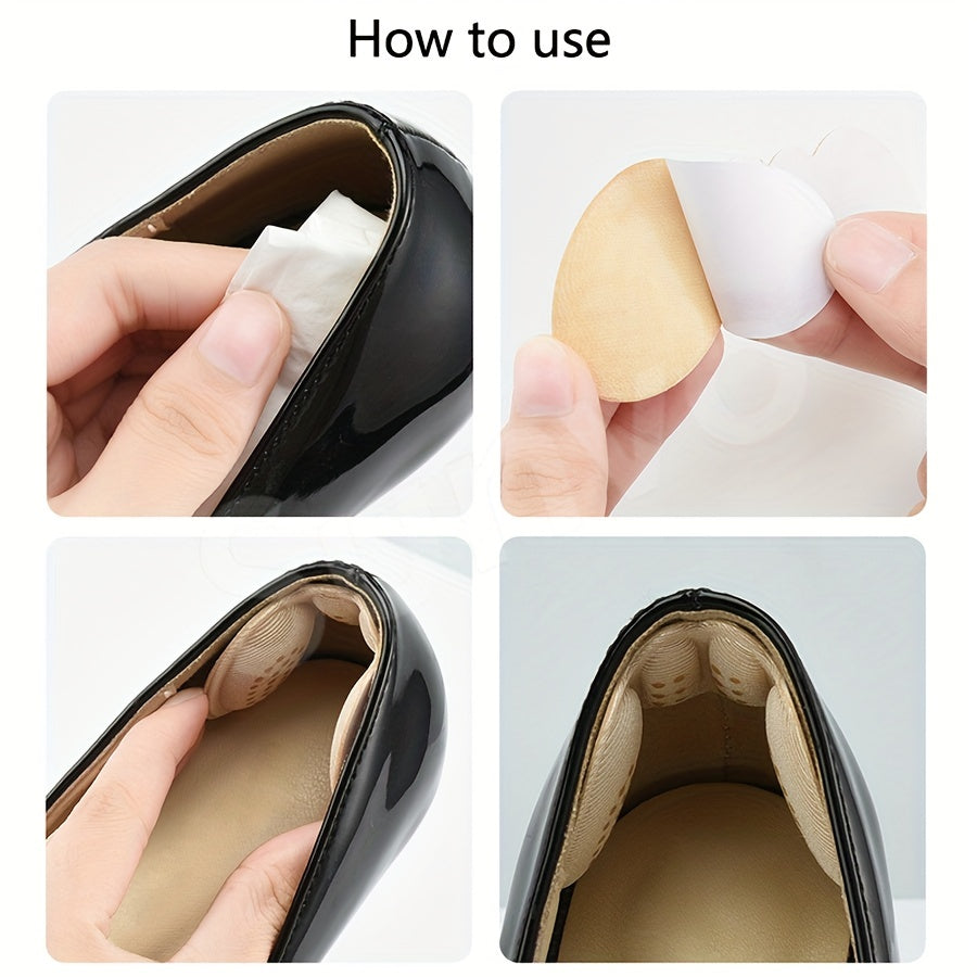 Women Clear Heel Pad Protectors 3 Pairs Adhesive Scuff Guards