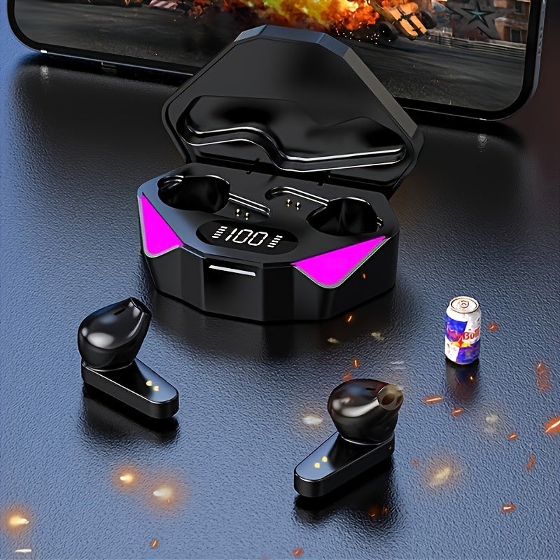 Wireless Hi-Fi Stereo Earbuds with Touch Control and Charging Case