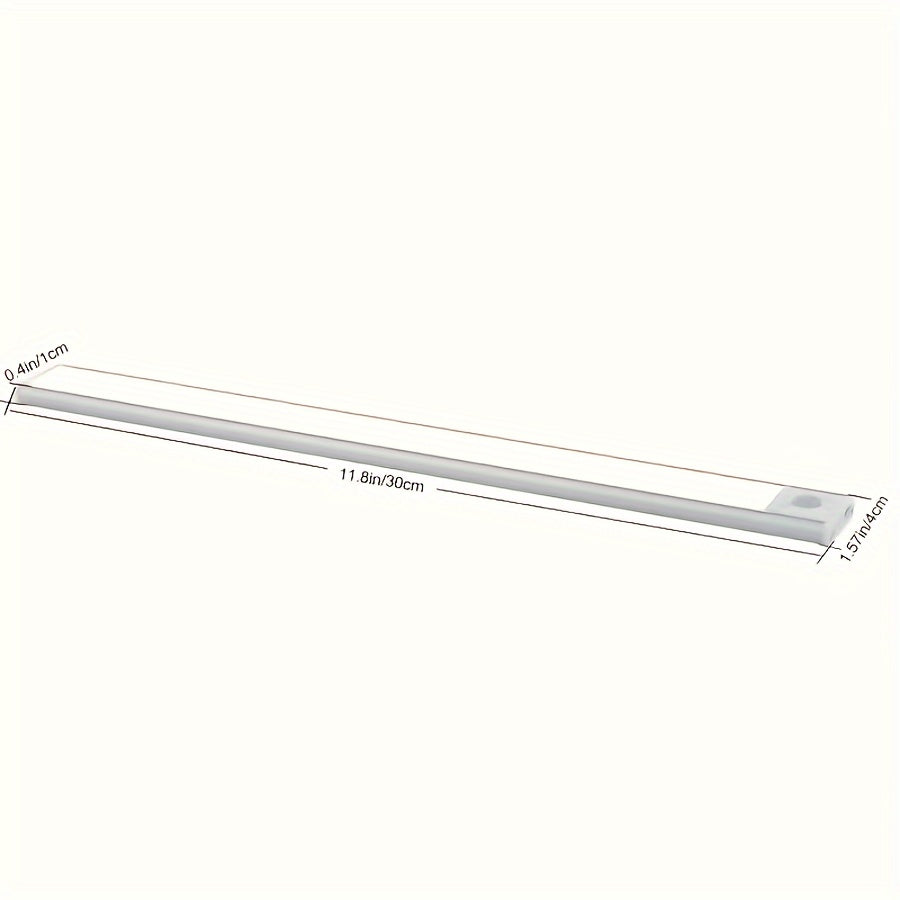 Set of 2 Rechargeable Motion Sensor Cabinet Lights Wireless Magnetic Closet Lights Adjustable Easy Install