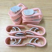 Set of 8 Pink No-Pin Quilt and Sheet Holders Anti-Slip Grips for Thick Covers