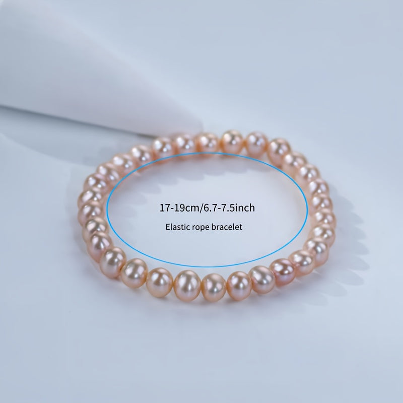 Rangli va binafsha rangli yangi suvda o'stirilgan marjon zanjir 6-7mm AAAA+ yuqori porloqlik zamonaviy zargarlik buyumlari