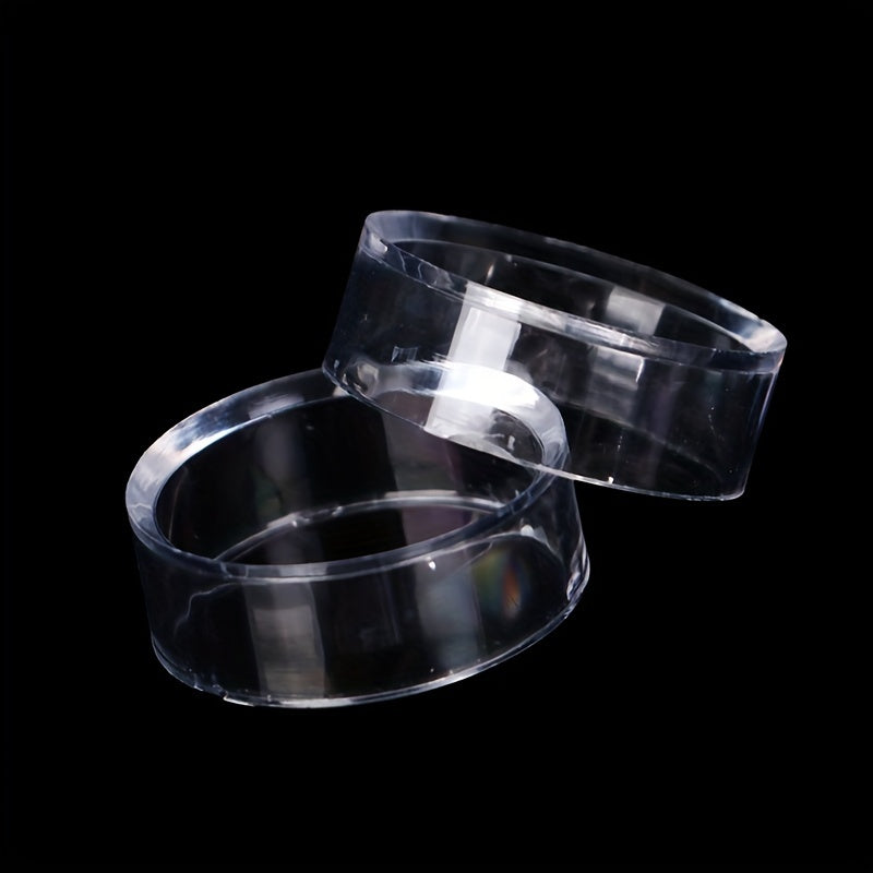 10 dona shaffof akrilik kristal shar ko'rsatkichlari uchun zargarlik buyumlari soatlar uy bezatish