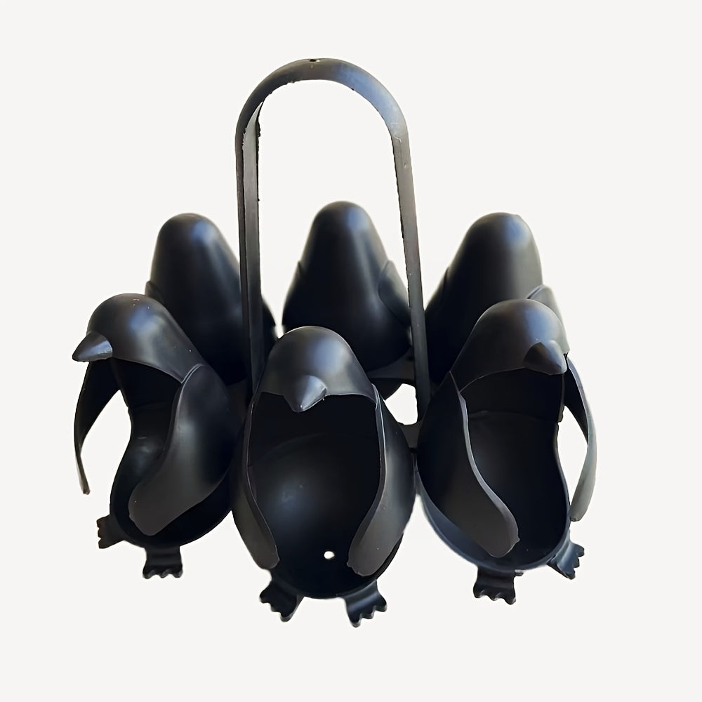 Penguin Egg Rack Holds 6 Eggs for Cooking and Storage Kitchen Accessory